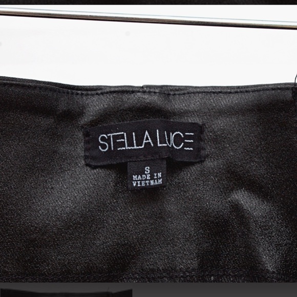 Stella Luce Faux Leather Leggings - Picture 3 of 5